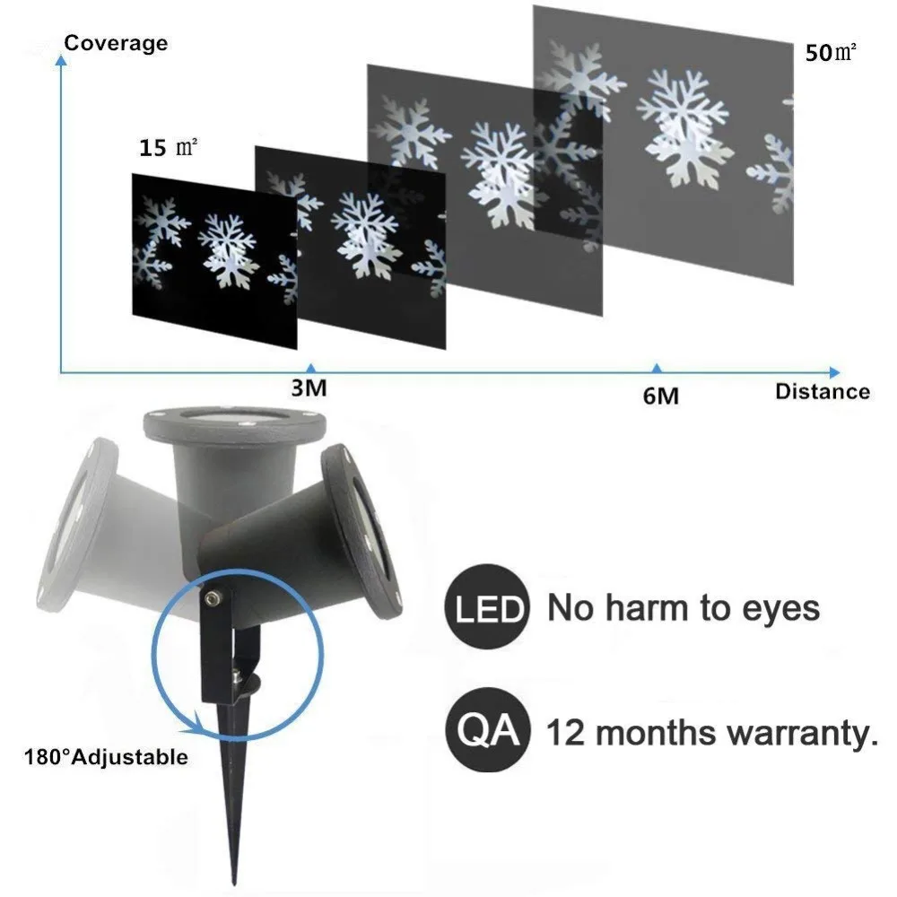 Snowflake Projector Lamp (4)