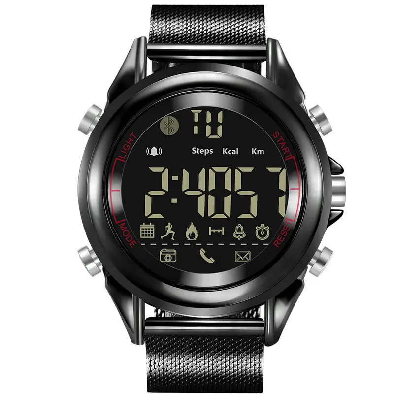 

SITOOSHE Bluetooth Smart Watch Alarm Clock Sport pedometer Waterproof Call Reminder digital men SmartWatch For Xiaomi Iphone X 7