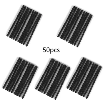 

50Pcs/Set Car Bike Tyre Puncture Quick Repair Tubeless Seal Strip Plug Tire Puncture Repair Recovery Kit Repair Practical