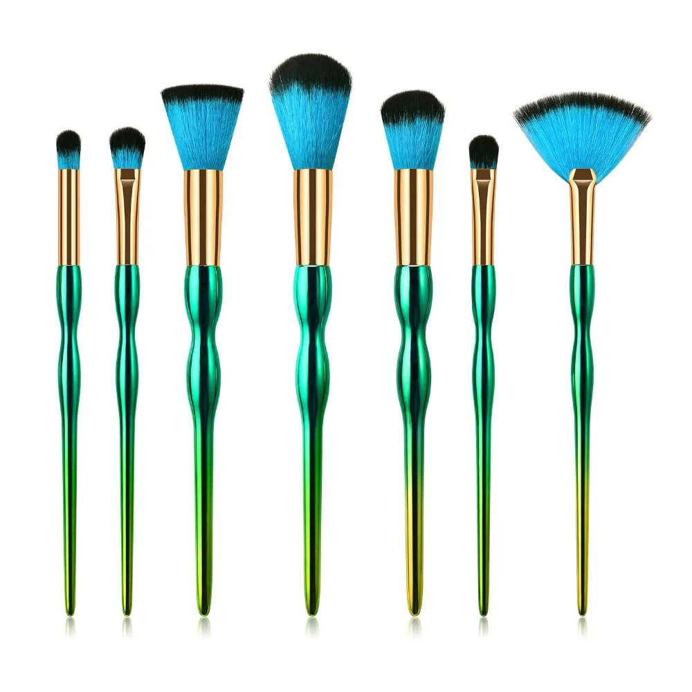 

New 5/7 Pcs Gourd Shape Makeup Brushes Set Foundation Powder Eyeshadow Eyebrow Blusher Brushes Beauty Makeup Comestic Tools Kit