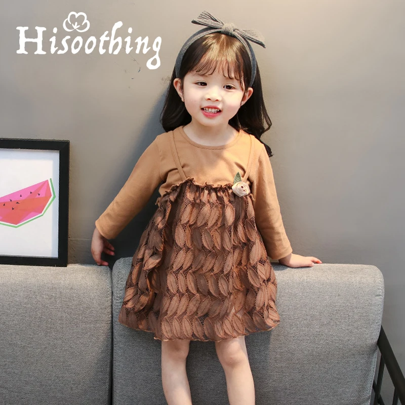 Girls Sling Dress 2018 Summer Mesh Girls Clothes Applique Princess Dress Korean style long sleeve one-piece dress ventilation Girls Sling Dress 2018 Summer Mesh Girls Clothes Applique Princess Dress Korean style long sleeve one-piece dress ventilation