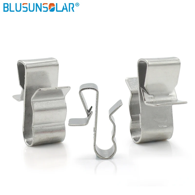 Pces de Alta Clipes de Cabo Qualidade Material Solar pv Fio Braçadeira Cabo 500 1.5mm-2.0mm Sus304 5 solar cable clips