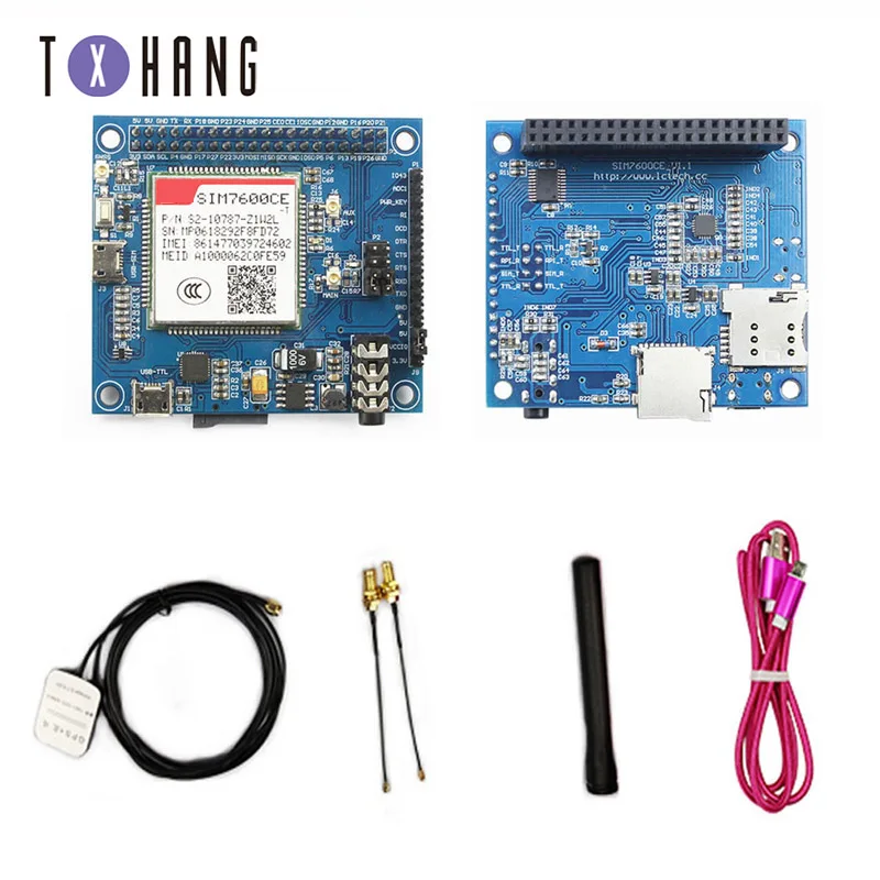 

SIM7600CE 2G/3G/4G GNSS GPS Extension Board for Raspberry Pi 2B/3B 3B+