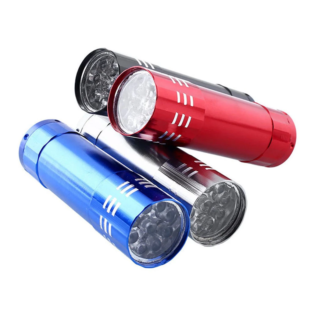

1Pcs Professional Gel Nail Dryer UV Lamp Portable Mini 9 LED Flashlight For Nail Gel Fast Dry Cure Nail Art Dryer Tools