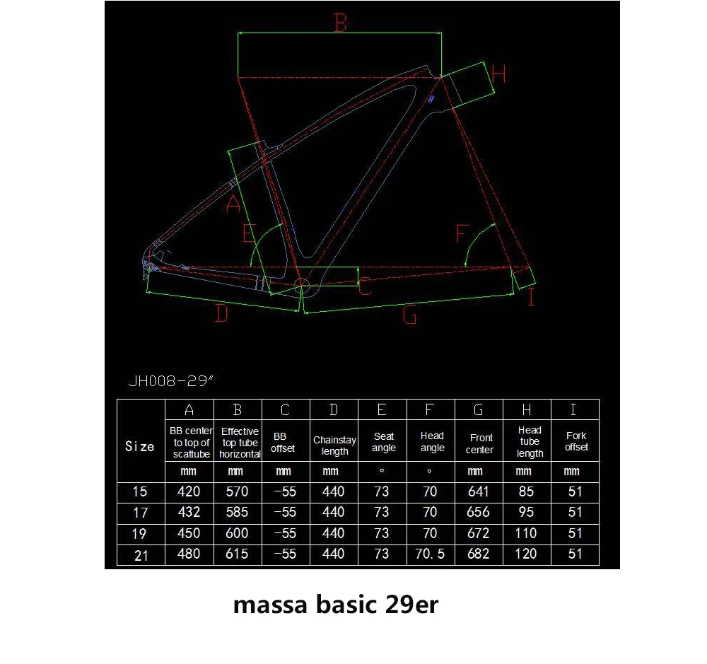 Costelo Massa Basic 3K 27,5 er 29er углеродное волокно mtb велосипедная Рама углеродная Mtb рама для горного велосипеда teleio делла bicicletta