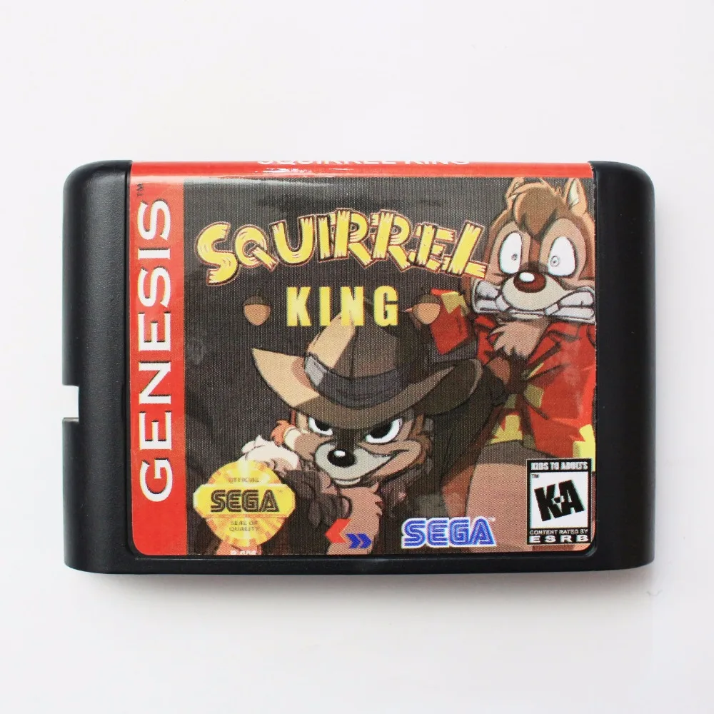 Squirrel King 16 bit SEGA MD Game Card For Sega Mega Drive For Genesis ...