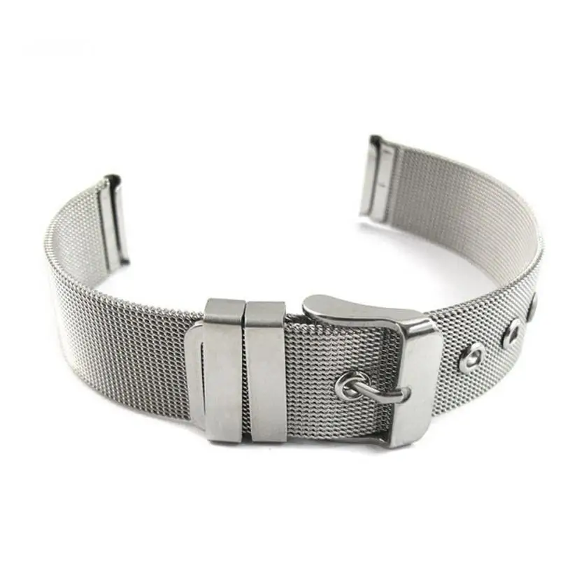 

New 18mm Milanese High Quality watch bands Bracelets Stainless Steel 18mm Wrist Watch Band Strap women watches luxury Strap 50P