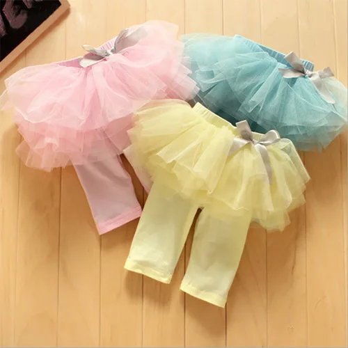 

Baby girl tights with tulle skirt girls baby skirt leggings tutu summer