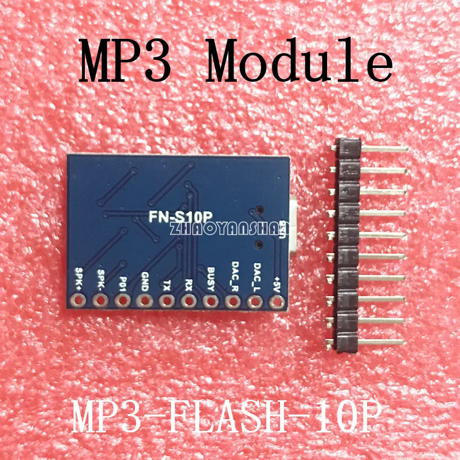 5 шт. X MP3-FLASH-10P YX6100-16S MP3 модуль SPI привод буквенный модуль последовательный порт управления MP3-FLASH-10P FN-S10P