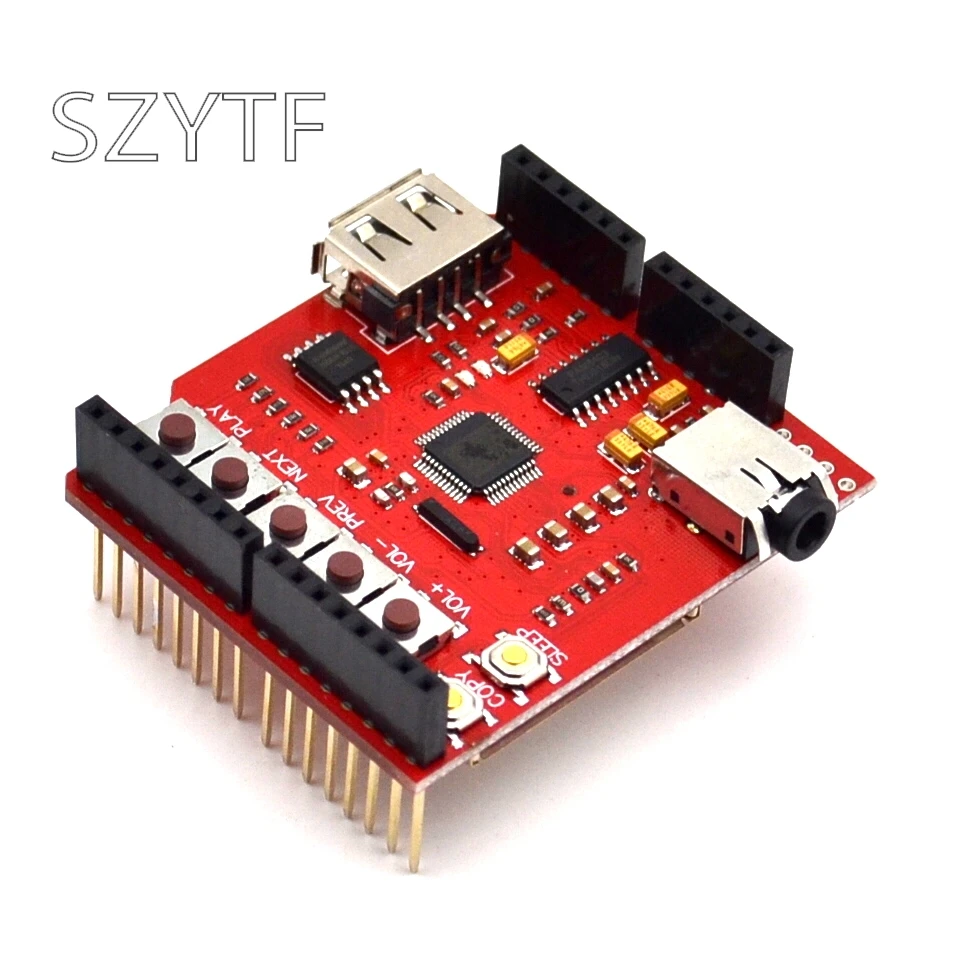 Для usb-модуля MP3 Щит Модуль mp3-плеер модуль для arduino | Электронные компоненты и