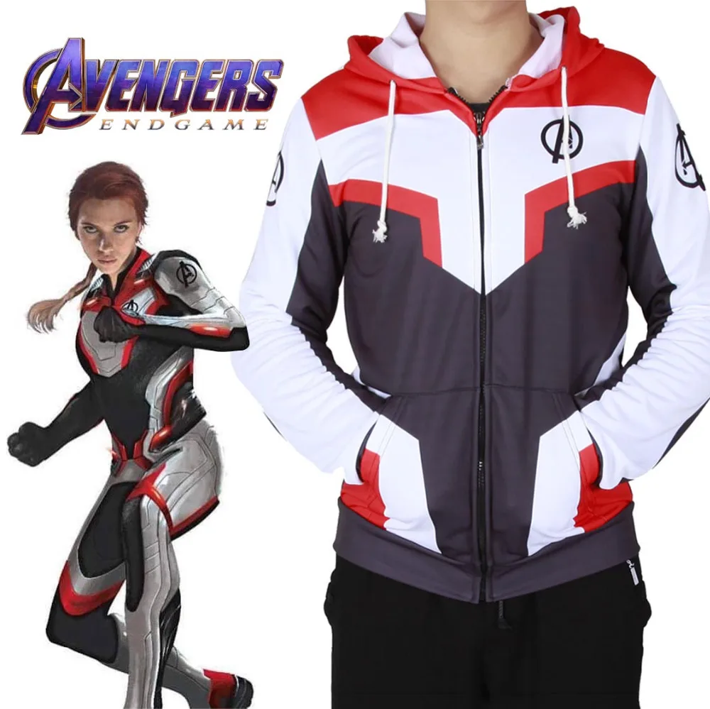 Adult Avengers Endgame Quantum Realm Sweatshirt Avengers Jacket Uniform 3D Print Advanced Tech Kids Avengers Costume Cosplay