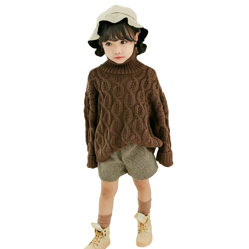 Toddler Boy Fall Photoshoot Outfits Kids Turtleneck Sweatshirt