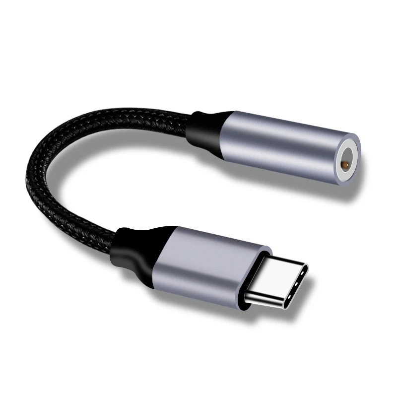 

Type C to 3.5mm Jack Earphone Cable USB Type-C 3.5 AUX Headphone Adapter For Huawei Mate 10 P20 Xiaomi Mi 6 6X Mix 2s
