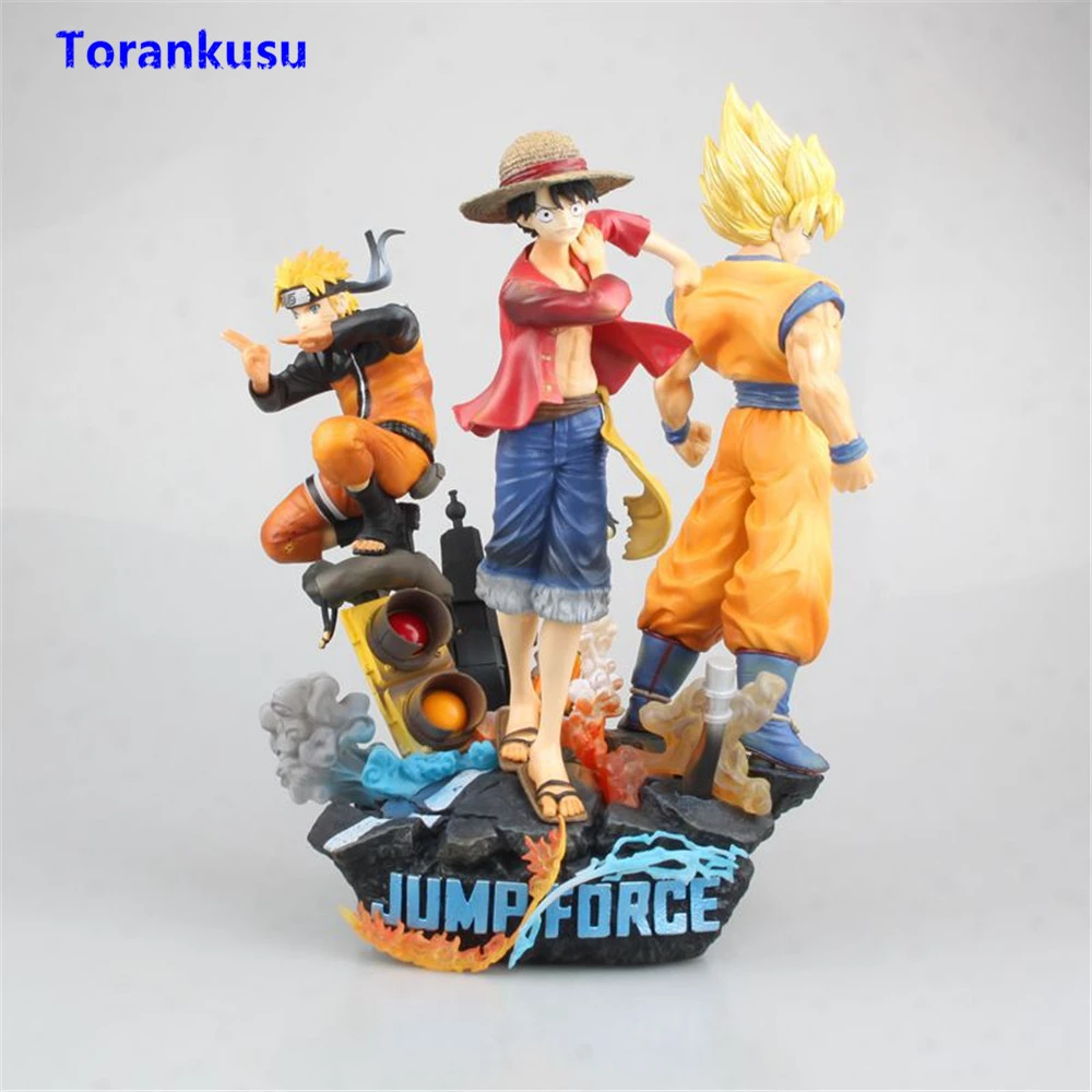 Gioco Jump Force Anime One Piece Naruto Dragon Ball Action Figure Figurine Pvc Luffy Goku Naruto Figuras Giocattoli Anime Modello Diorama Aliexpress