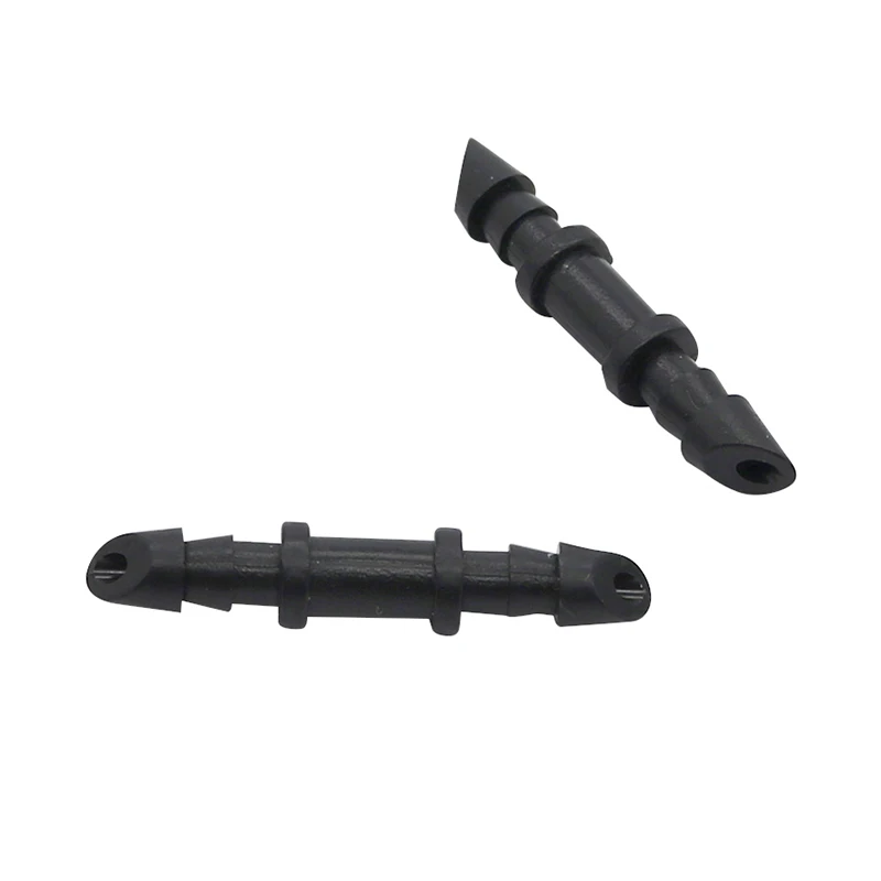 

1/4" Irrigation Ploy Straight Connector Homebrew Hose Connector Garden Greenhouse Watering Irrigation Hose Joint Fittings 50 Pcs