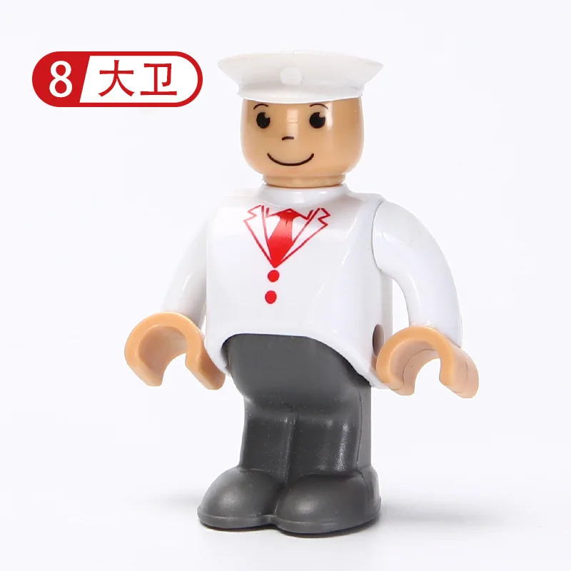 EDWONE- All Kinds of Small Man Doll Model Character Railway Accessories Educational DIY Original Toy Gifts Kids 7