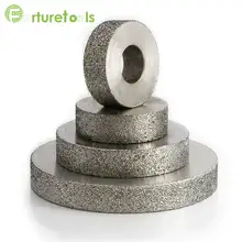 Resin bond diamond abrasive grinding wheel for tungsten steel size D75*T8*H20*X5 150# JGS0101