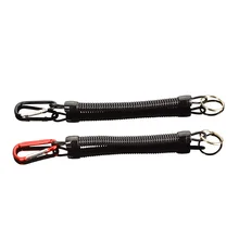 2 piece Fishing gear accessories bait drop cable medium size rod protection Flexible tool Tempts telephone wire type cables