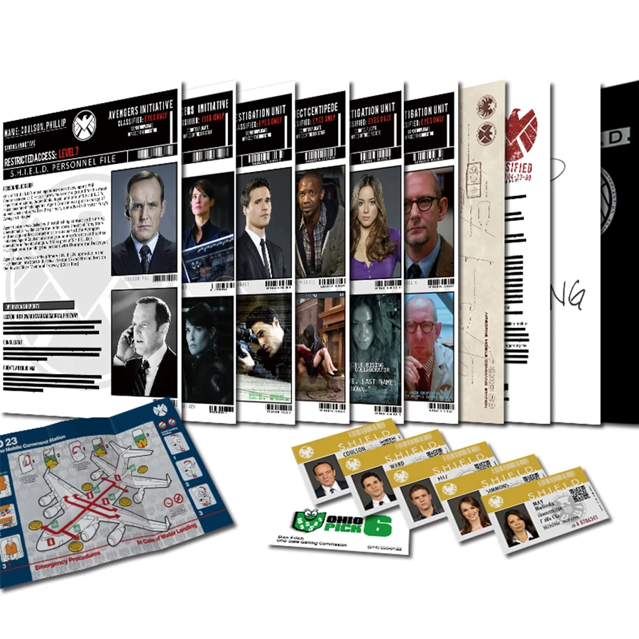 Agents Of Shield S.h.i.e.l.d Id Cards A5 File Folder A4 Document Bag For  Student Office And School Supplies Office Decoration - Home Office Storage  - AliExpress