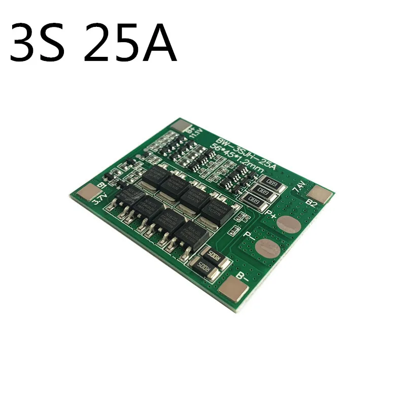 BMS 3S 8A/10A/15A/25A/30A/40A баланс литий ионный аккумулятор Защитная плата|Аксессуары для