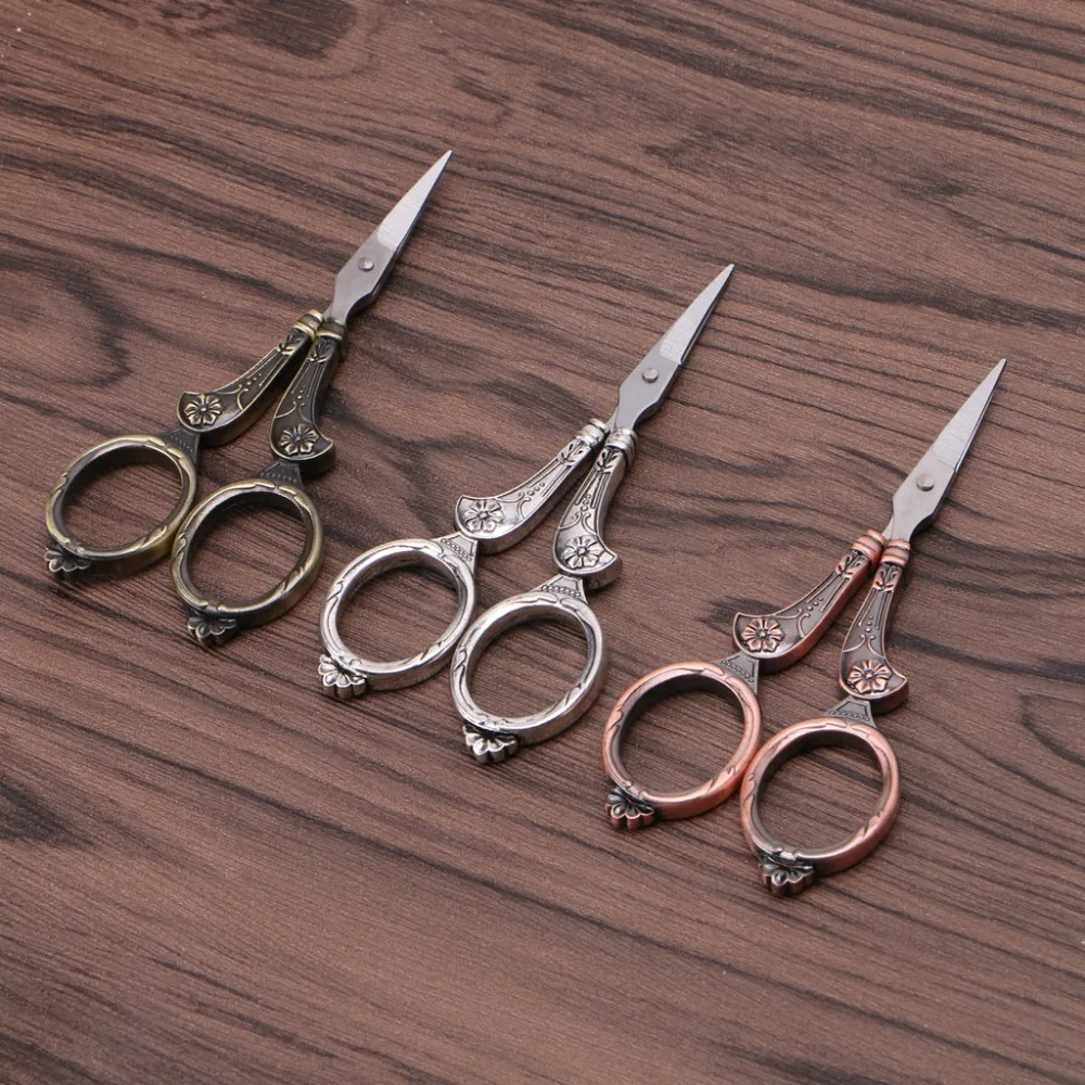 Профессиональные винтажные классические ножницы для вышивания из нержавеющей стали, ножницы для дизайна ногтей с аистом, ножницы для птиц, инструменты для вышивания