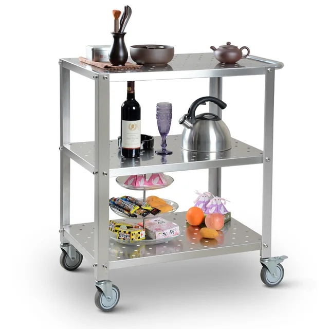 3 Shelf Kitchen Storage Utility Cart On Wheels Household Metal Small 3 Shelf Kitchen Storage Utility Cart On Wheels Household Metal Small Trolley Whole