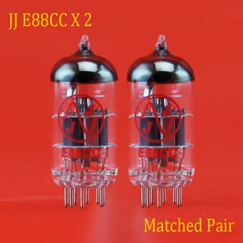 

Free Shipping 2pcs Russian Slovakia JJ E88CC Home Audio Power Amplifiers Vacuum Tubes