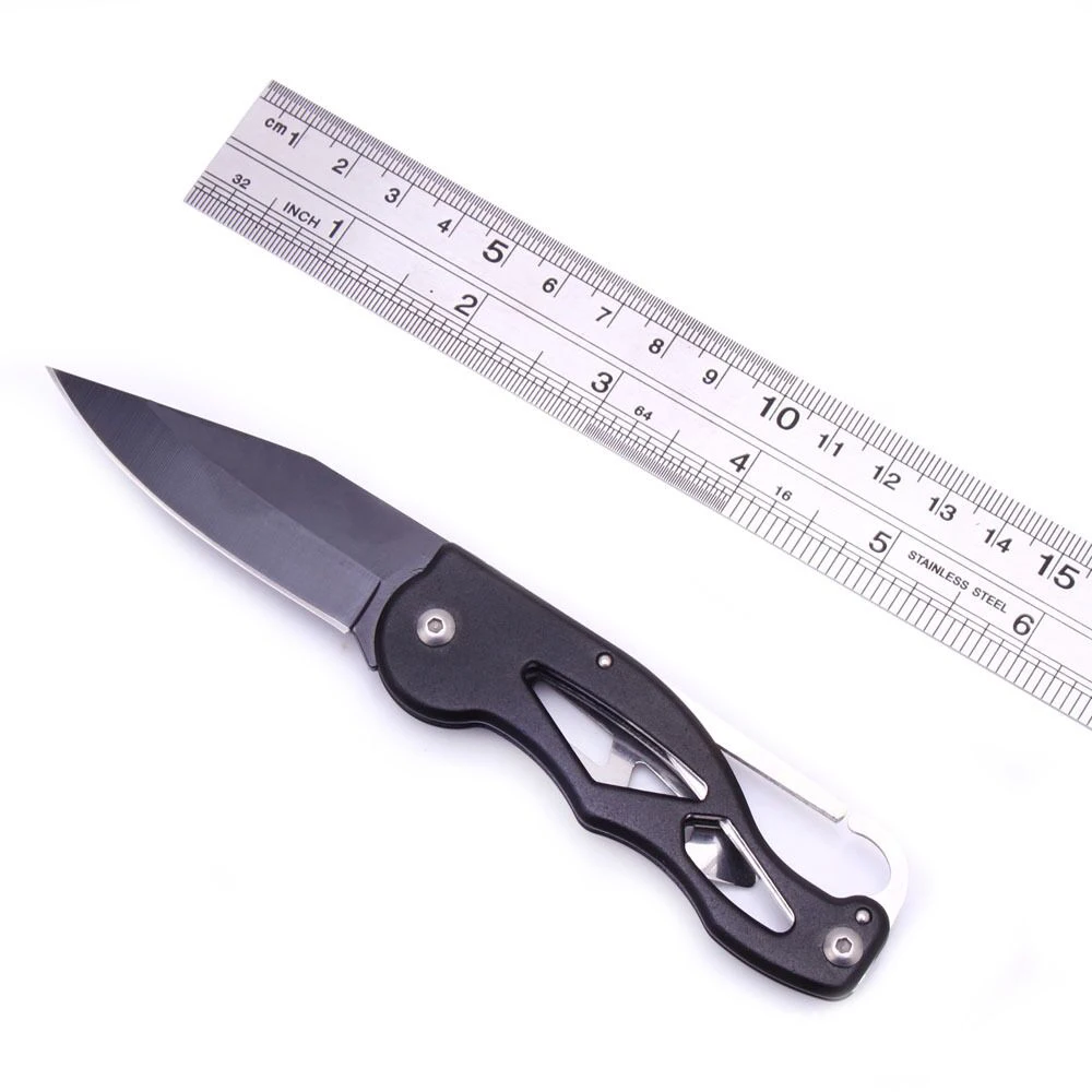 Survival folding tactical knife