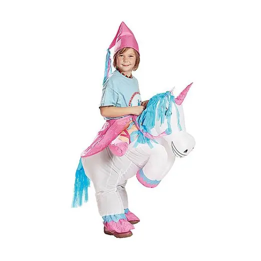 Детский Надувной Костюм единорога, Детский костюм животного для костюмированной вечеринки, вечерние карнавальные костюмы, карнавальные костюмы с изображением дракона