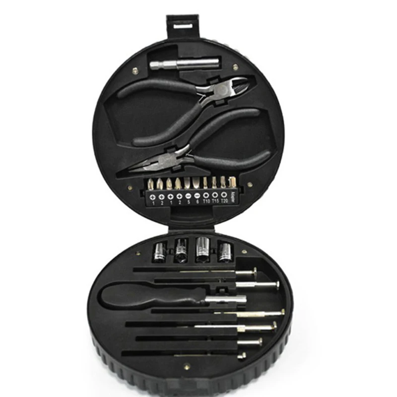 

New 24PCS tire type kit tool Carbon steel tool set Imitation tire type combination set Car home outdoor tire type 24 piece tool