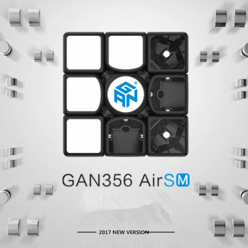 

Gan 365 Air SM 3x3x3 Speed Cube Black Color GAN AIR SM Magnetic 3x3x3 Puzzle Speed Cube Educational Learning Toys For Children