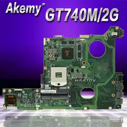 Akemy N46VB GT740M 2 Гб N46VJ материнских плат для ноутбука Para ASUS n46v N46VM N46VZ N46VB 60NB0100-MB2 (020) 100% Testad