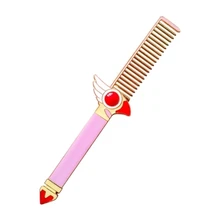 Карта captor Сакура Сейлор Мун bilibili гребень волшебная палочка волшебная карта молодая девушка вишня составляют объектив анимации косплэй