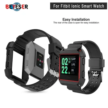 

Lightweight Ventilate Silicone Sport Watch Bands Bracelet for Fitbit Ionic Smart Watch Adjustable Replacement Bangle Accessory