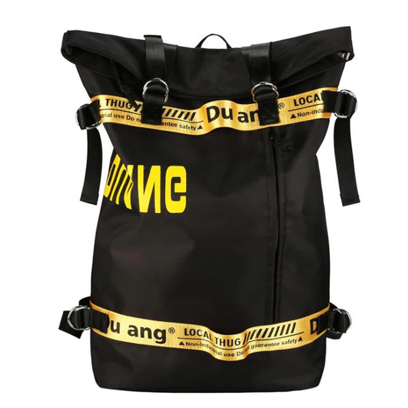 Harajuku Nylon Large Capacity Backpacks Female Street Hip hop Casual