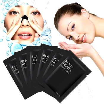 

Black Mud Mask Face Care Nose Blackhead Remover Peeling Mask Pore Strip Deep Cleansing Acne Treatment Nose Mask TSLM2