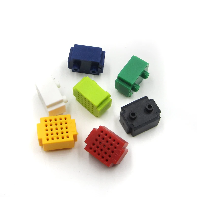 7pcs Mini 25 Points Breadboard Solderless Prototype Tie-point For Arduino 7pcs Mini 25 Points Breadboard Solderless Prototype Tie-point For Arduino