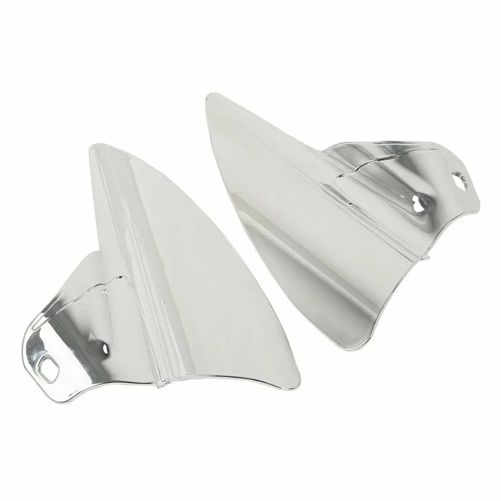 

Chrome Saddle Shield Heat Deflector fit For Harley Touring Electra Road Street Glide 09-18