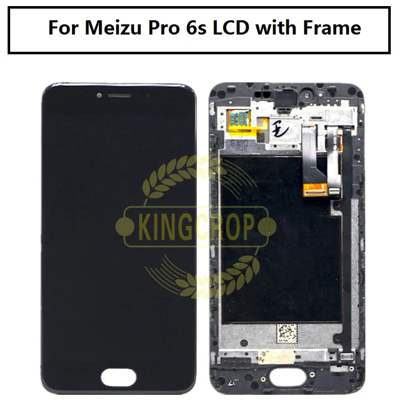 

5.2"Amoled For Meizu pro 6s Lcd Display with Touch screen Digitizer assembly Frame replacement parts for meizu pro 6s lcd