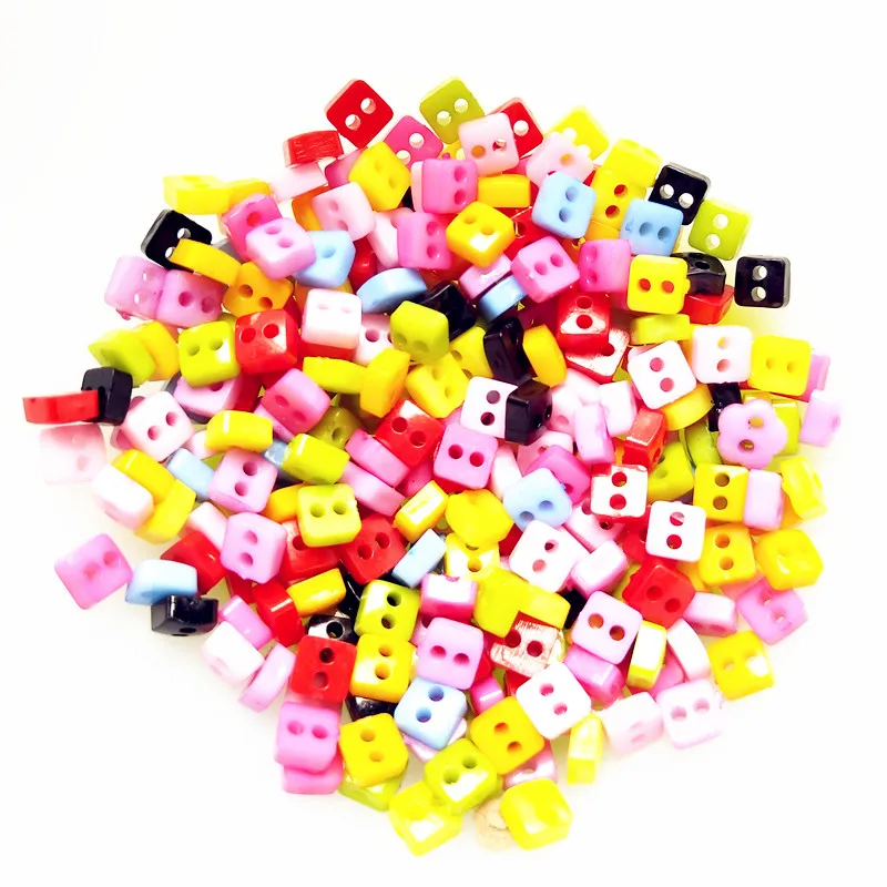200pcs 12mm Mini Plastic Star Button 2Holes Craft Clothe Sewing Wholesale