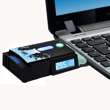 PCCOOLER ноутбук кулер USB портативный ноутбук кулер охлаждения для ноутбука компьютер аппаратное охлаждение