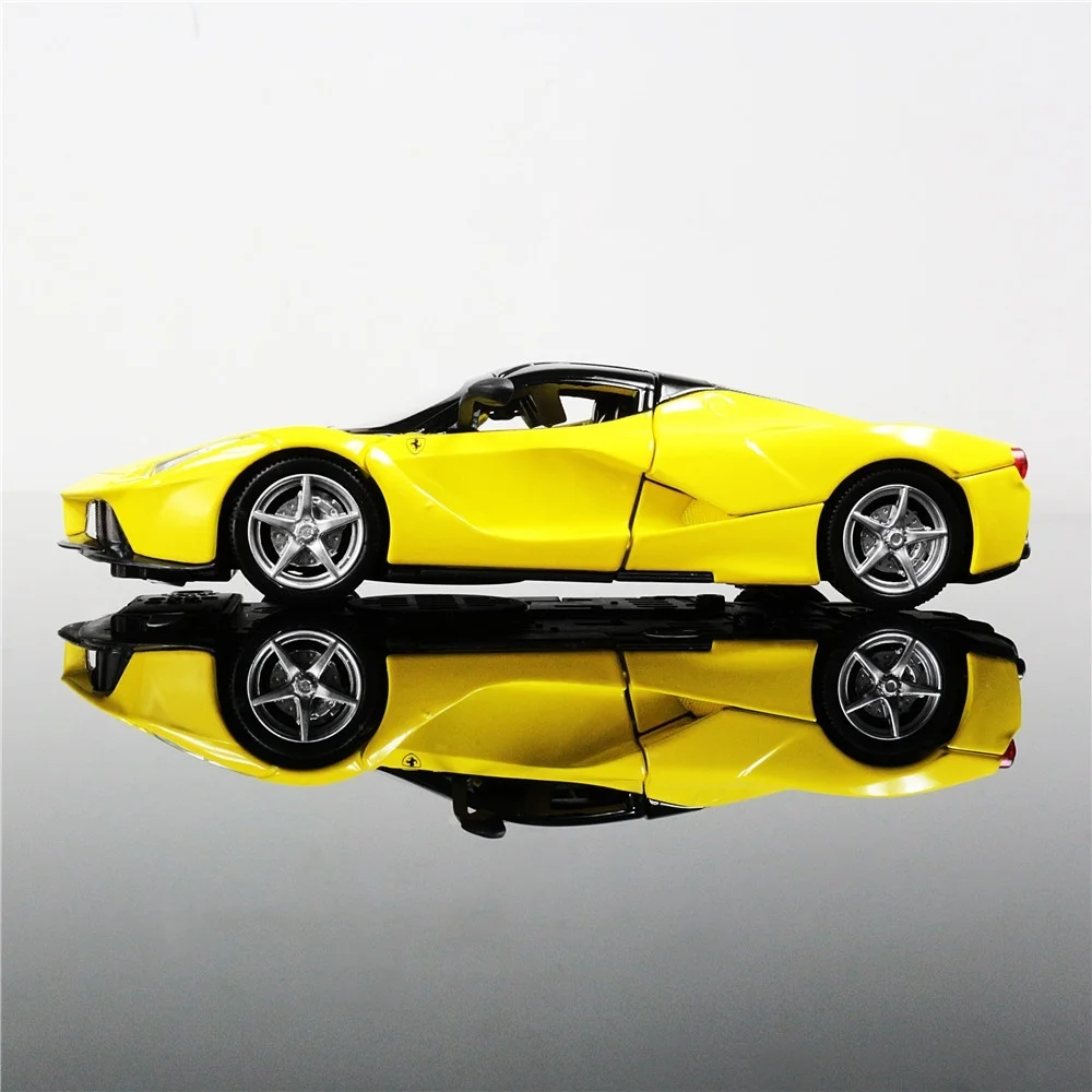 1:32 LaFerrari суперкар литой автомобиль из сплава Модель автомобиля коллекции оттягивающая игрушка Классический электронный автомобиль подарок на день рождения для детей