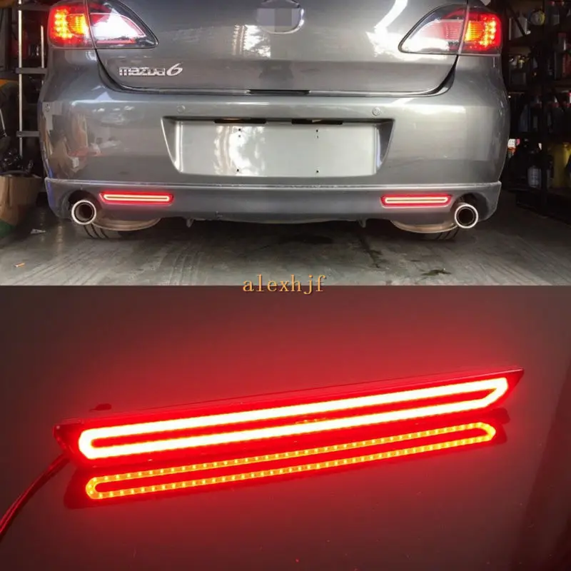 Varthion LED Light Guide Brake Lights Case for Mazda 2 3 6 8 Atenza Axela, Brake + Turn Signal + Night Running Warning Lights Varthion LED Light Guide Brake Lights Case for Mazda 2 3 6 8 Atenza Axela, Brake + Turn Signal + Night Running Warning Lights