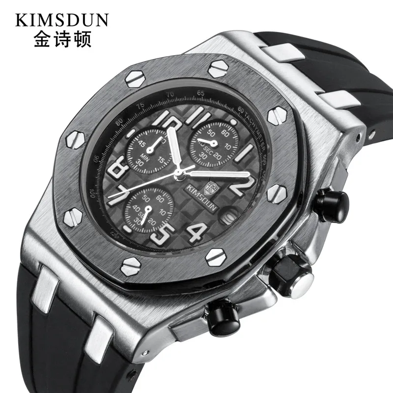 

Top Luxury Brand Silicone Fashion Men Quartz Watches Chronograph Sport Clock Watch Men Date Watch Gift Relogio Masculino
