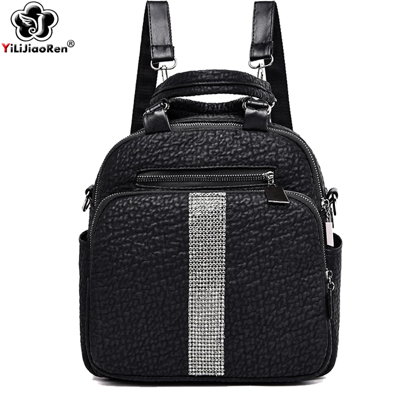 

Fashion Elephant Pattern Women Backpack High Quality Leather Small Backpack Female Luxury Shoulder Bags for Women 2019 Mochila