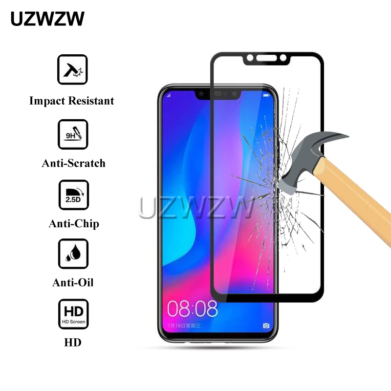 

For Huawei Nova 3 Nova 3i Full Cover Tempered Glass Screen Protector 9H Hardness Protective Film For Huawei Nova 3 Glass