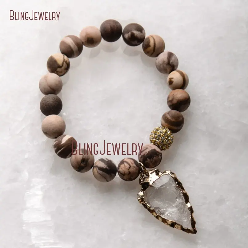20181201-BM17426-Latest  Arrowhead Clear Crystal Bracelet On Sale_30