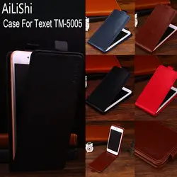 Ailishi фабрики! Чехол для TeXet TM-5005 кожаный чехол флип 100% Специальное телефона с карт памяти + отслеживания