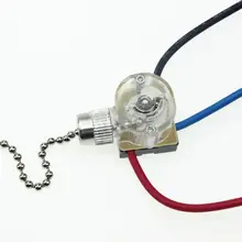 Replacement 3-Wire Beads Chain Wall Light Fan Ceiling Switch Pull Cord String Set For Light Universal Ceiling Fan Wall Light