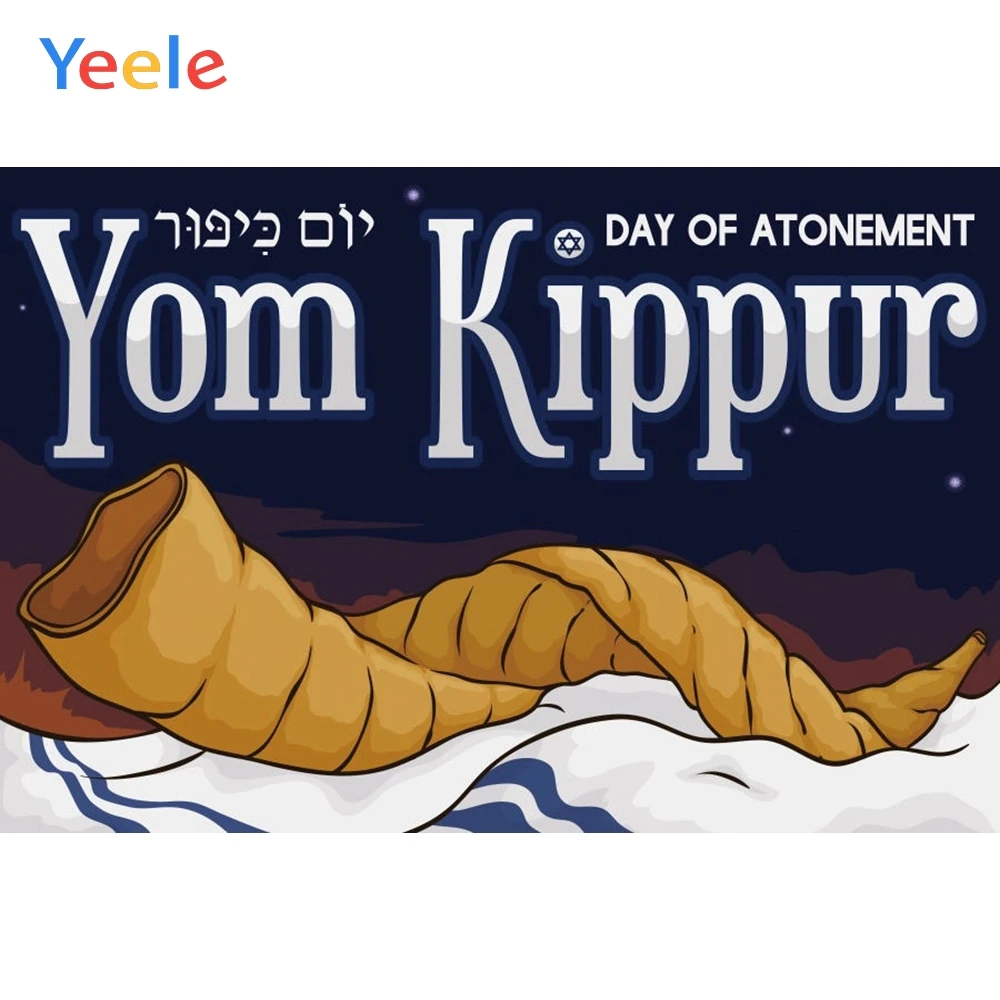 

Yeele Happy Rosh Hashanah Shofar Photography Backdrop Yom Kippur Custom Vinyl Photography Background For Photo Studio Props